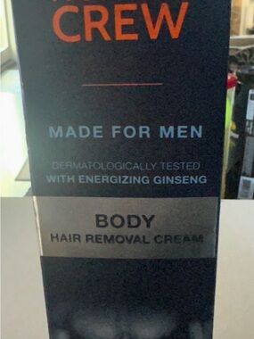 No Hair Crew Body Hair Removal Cream with Spatula - Navy/Black Packaging
New!